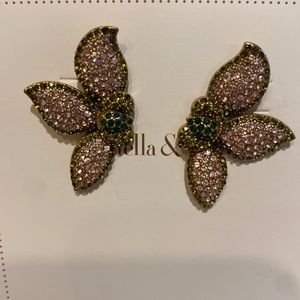 Stella & Dot flower earrings